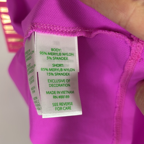 Lilly Pulitzer Luxletic Bessie Skort UPF50 Orchid Oasis Size XL NWT - Picture 10 of 10